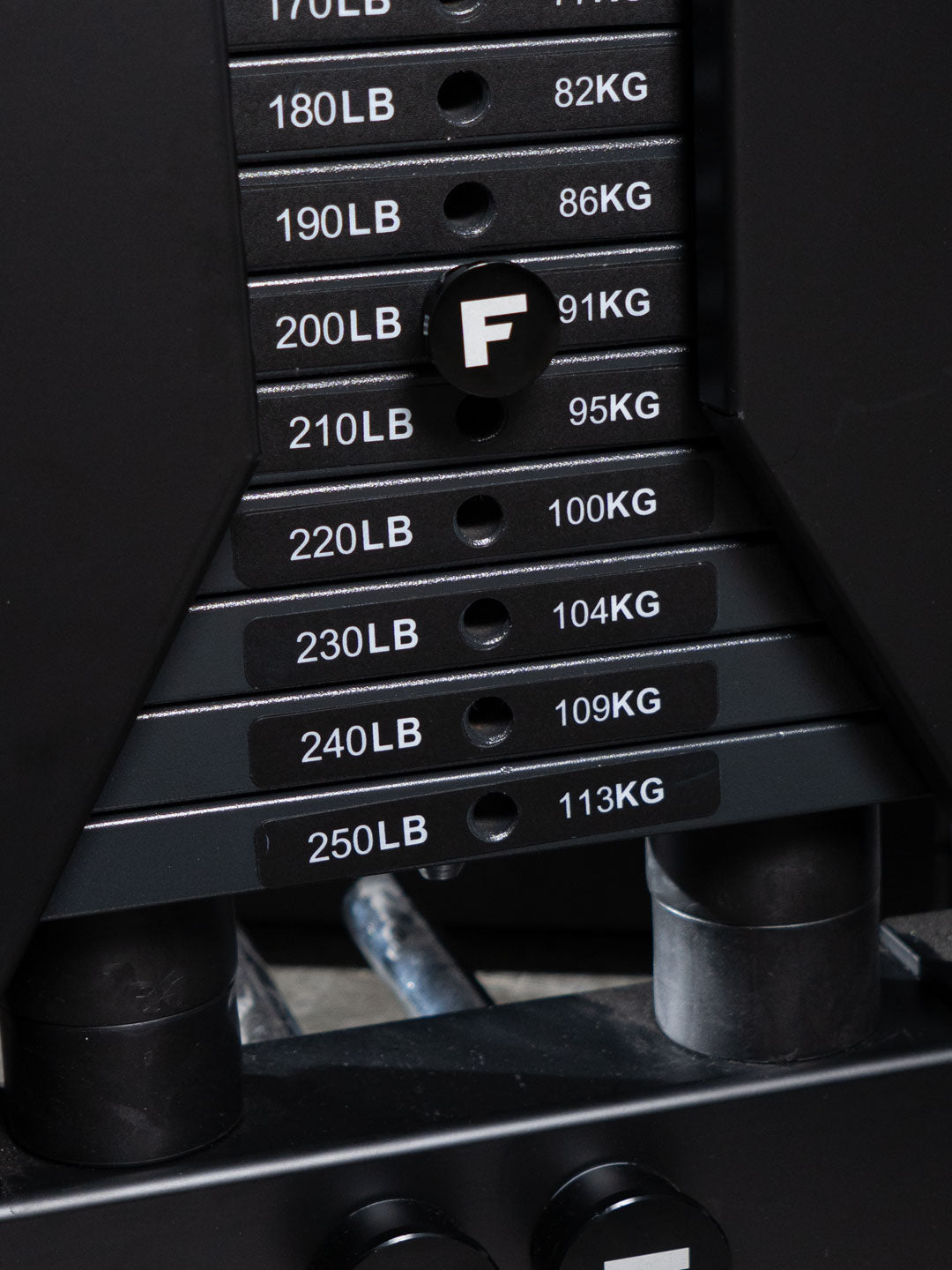 Force USA weight stack upgrade detail