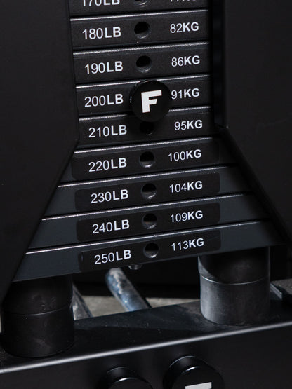 Force USA weight stack upgrade detail