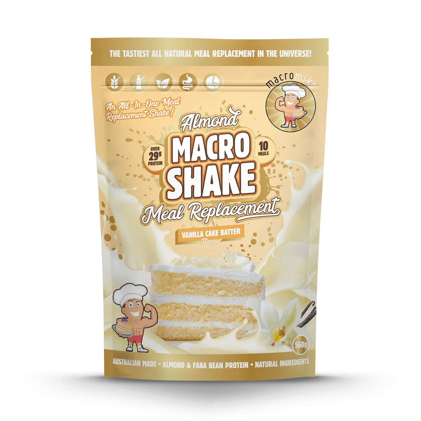 Macro Mike Almond Shake Meal Replacement