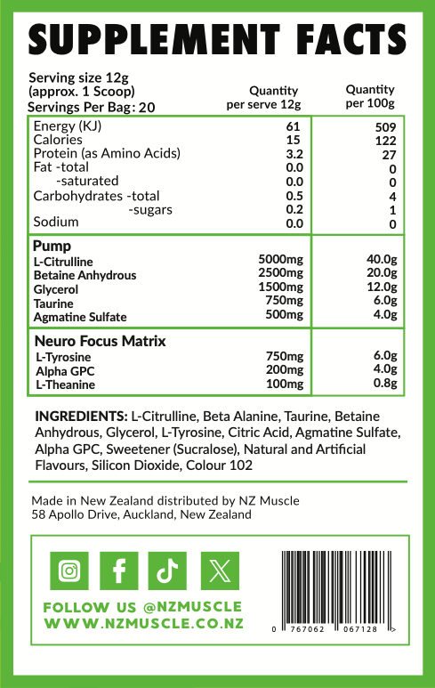 Nutritional Information