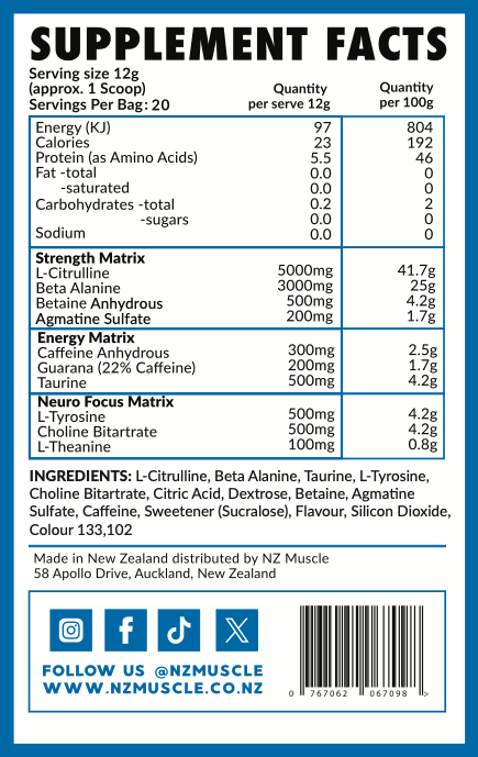 Nutritional Information