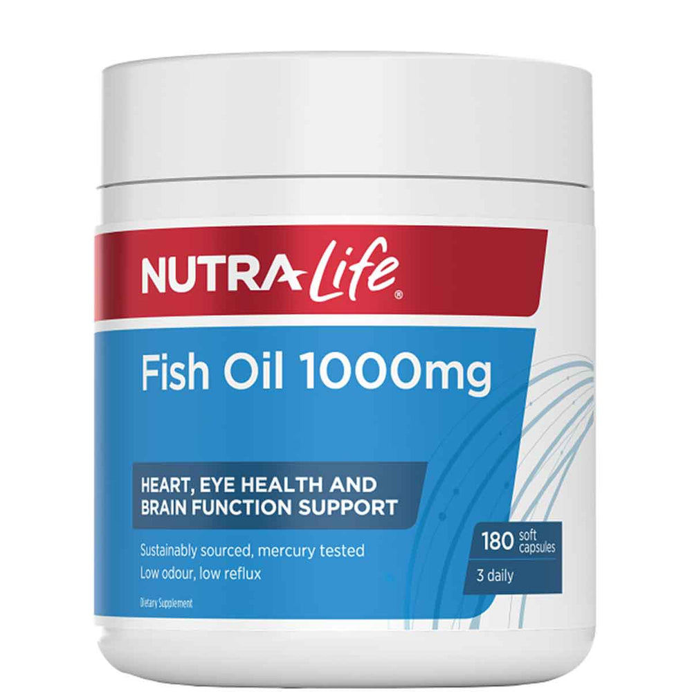 Nutra-Life Omega 3 Fish Oil 180 Capsules