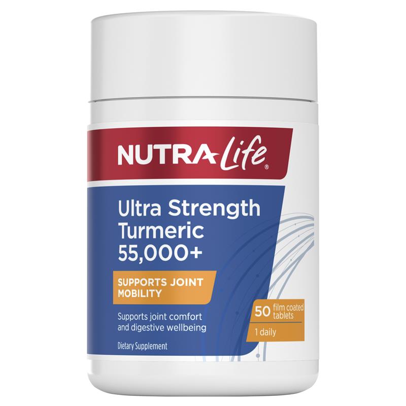 Nutra-Life Ultra Strength Turmeric 55,500+ 50 Tablets