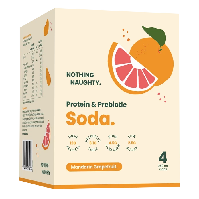 Nothing Naughty Protein & Prebiotic Soda - 250ml