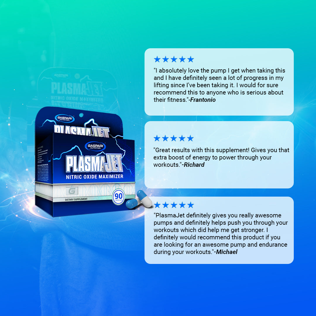 Gaspari Nutrition PlasmaJet in the gym