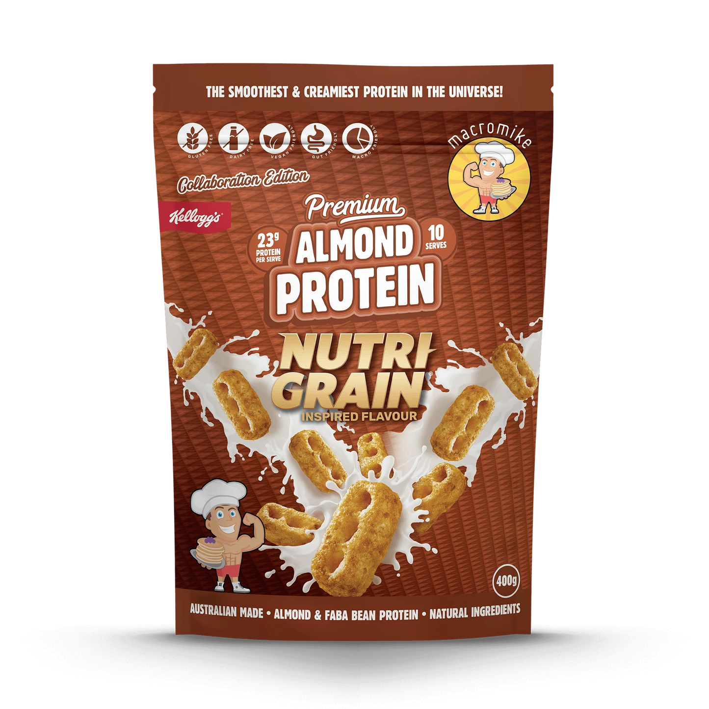 Macro Mike x Kellogg's Premium Almond Protein