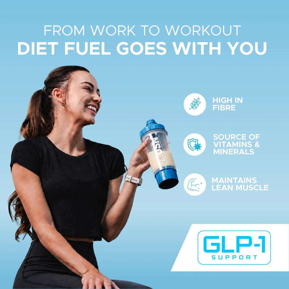 USN Diet Fuel Ultralean from work to workout