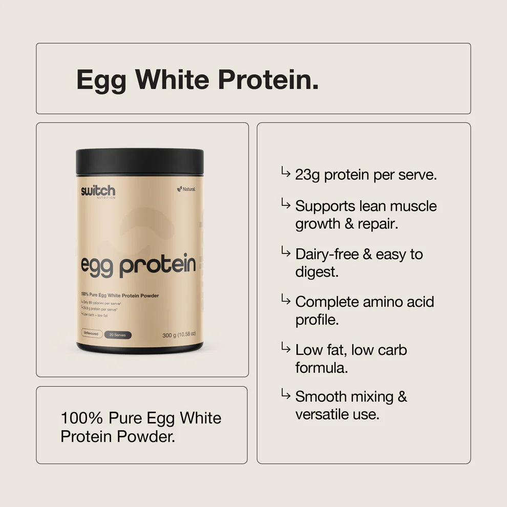 Switch Nutrition Egg White Protein