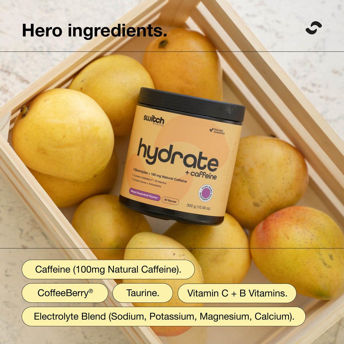 Switch Nutrition Hydrate + Caffeine