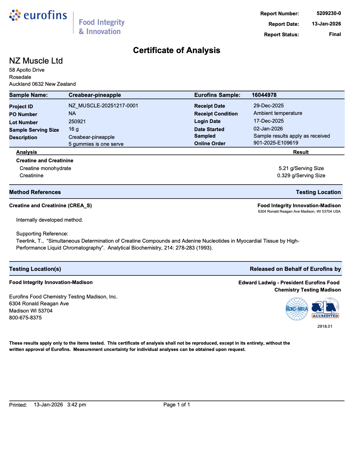 CreaBears Creatine Gummies