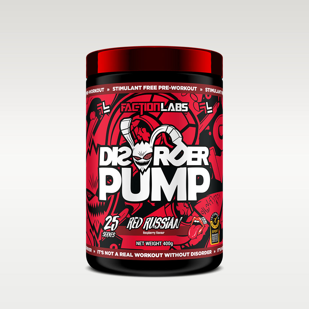 Faction Labs Disorder Pump Red Russian Raspberry 400g