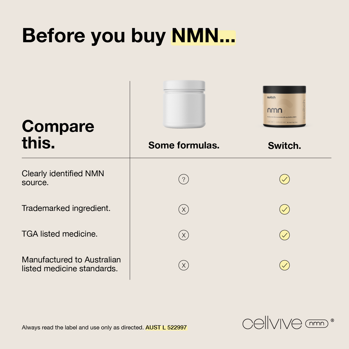 Switch Nutrition NMN