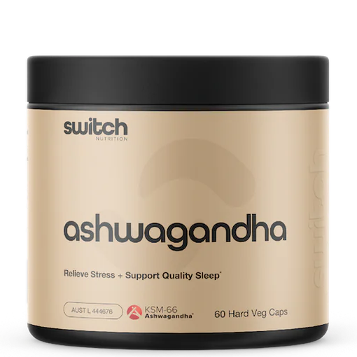 Switch Nutrition KSM-66 Ashwagandha 60 Capsules