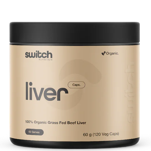 Switch Nutrition Beef Liver 120 Capsules