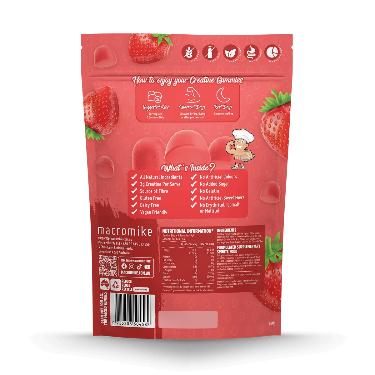 Macro Mike Creatine Gummies