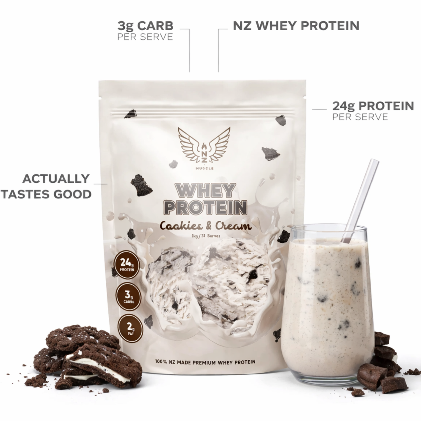 NZ Muscle Whey Protein