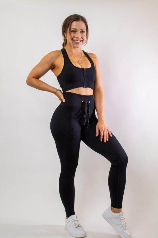 NZ Muscle Active Ribbed Leggings - NZ Muscle