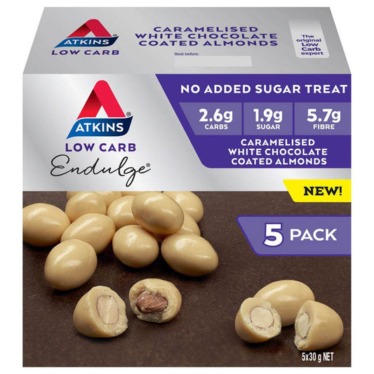 Atkins Endulge Chocolate Almonds - 5pk - NZ Muscle