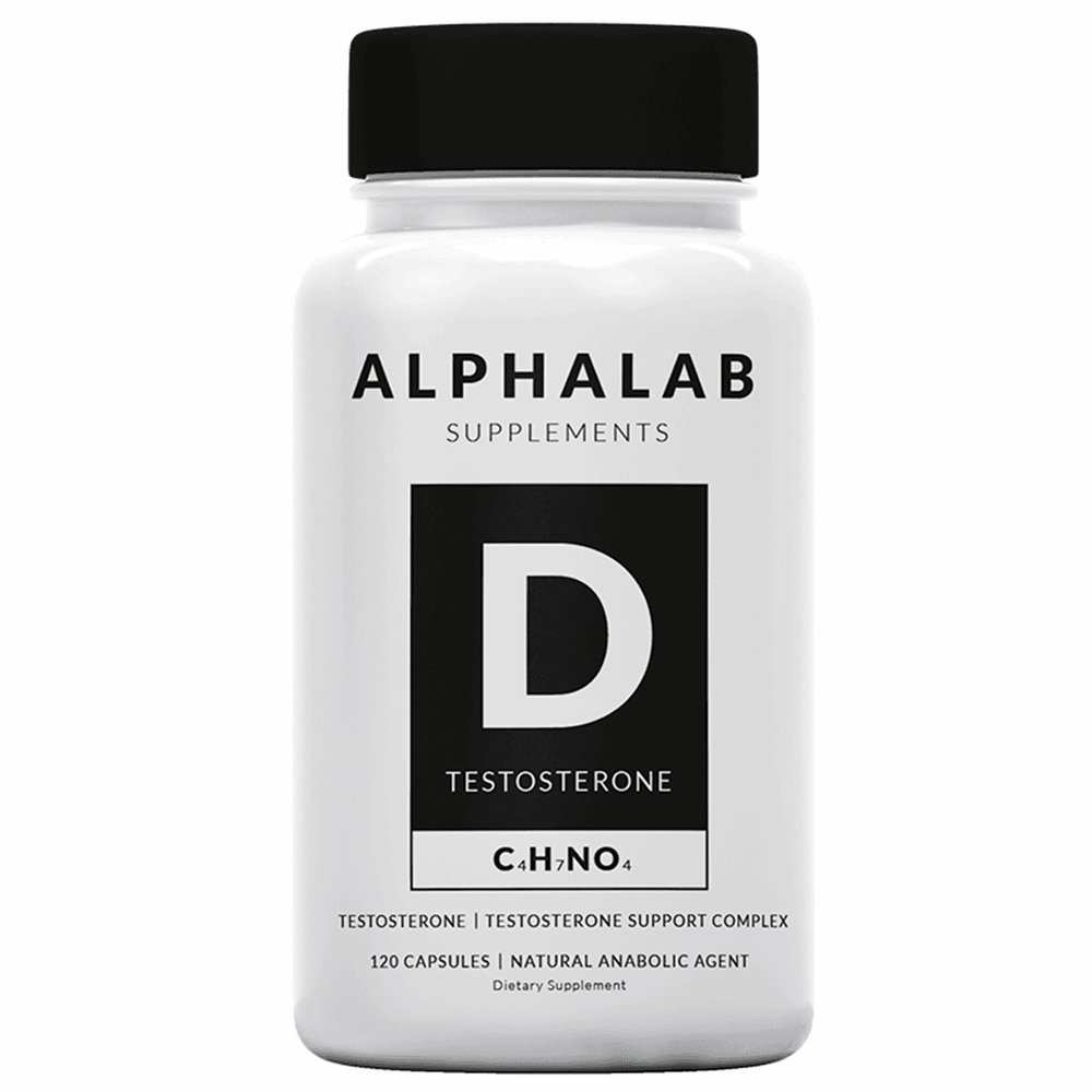 AlphaLab D-Aspartic Testosterone Complex 120 Capsules - NZ Muscle