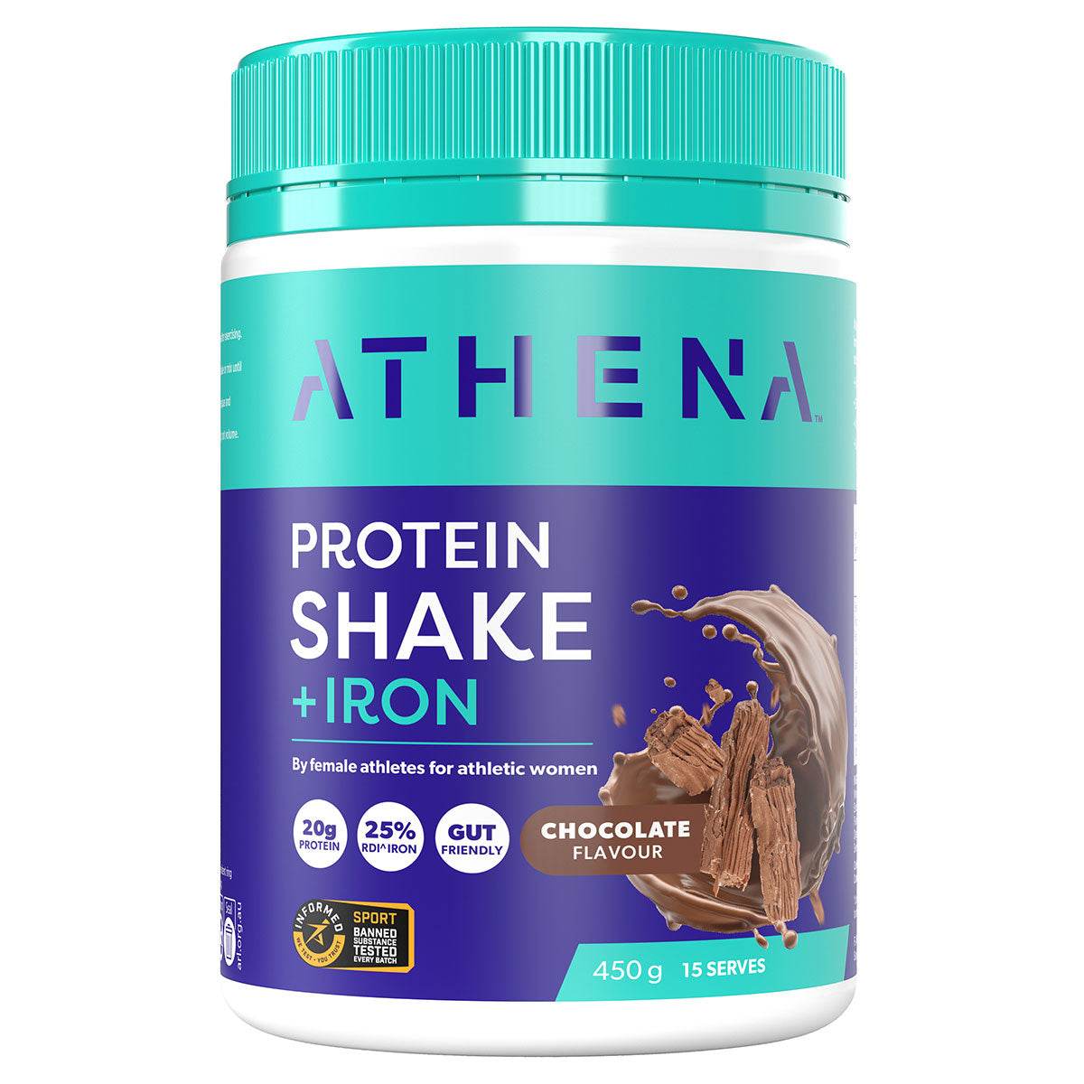 Athena Protein Shake + Iron - NZ Muscle