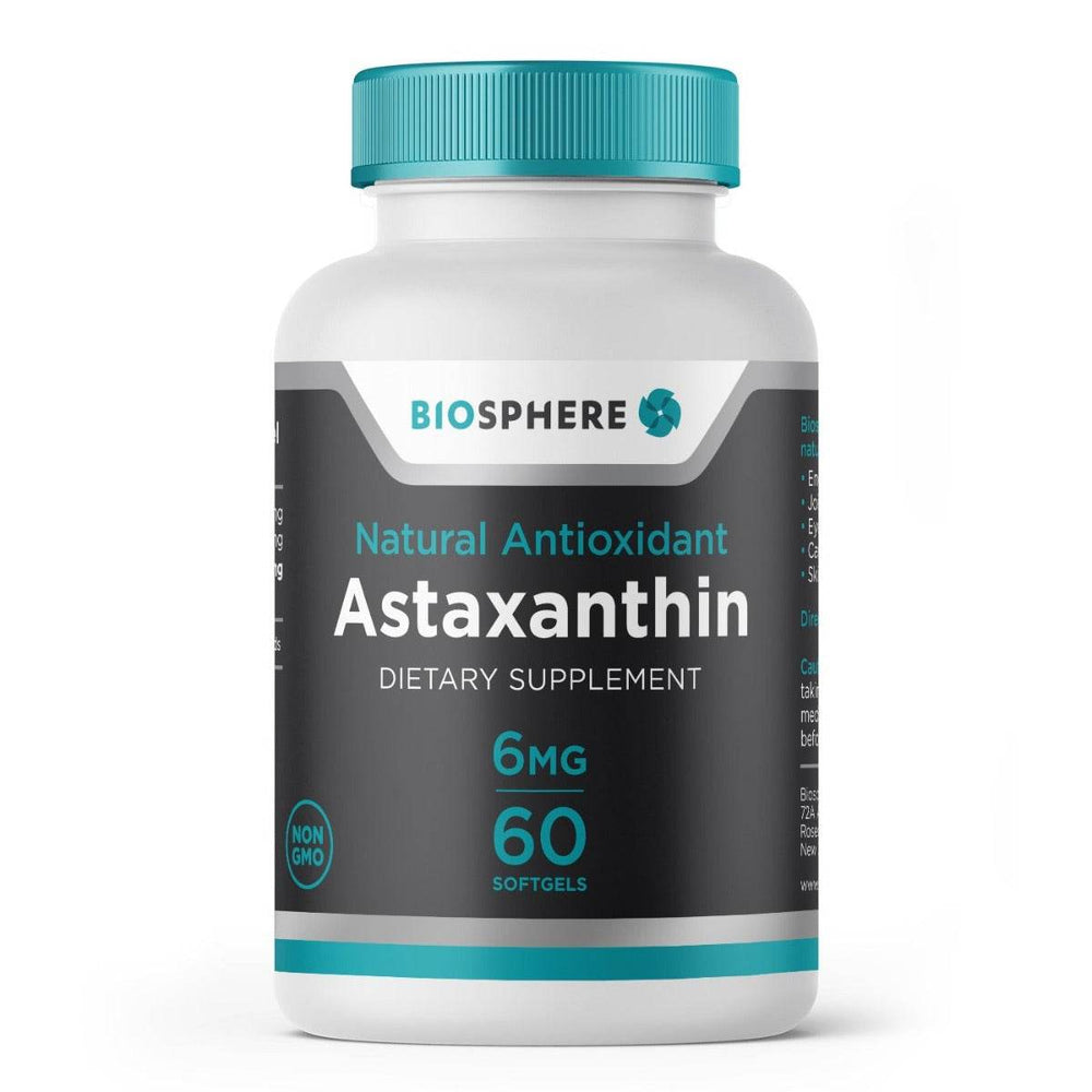 Biosphere Nutrition Astaxanthin 60 Softgels - NZ Muscle