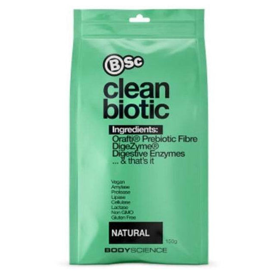 BSc Clean Biotic 150g Gut Support - NZ Muscle
