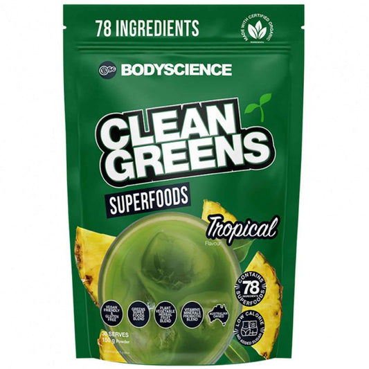 BSc Clean Greens 150g - NZ Muscle