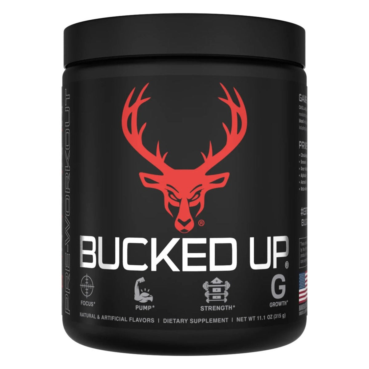 Bucked Up Pre-Workout Blood Raz 30 serves