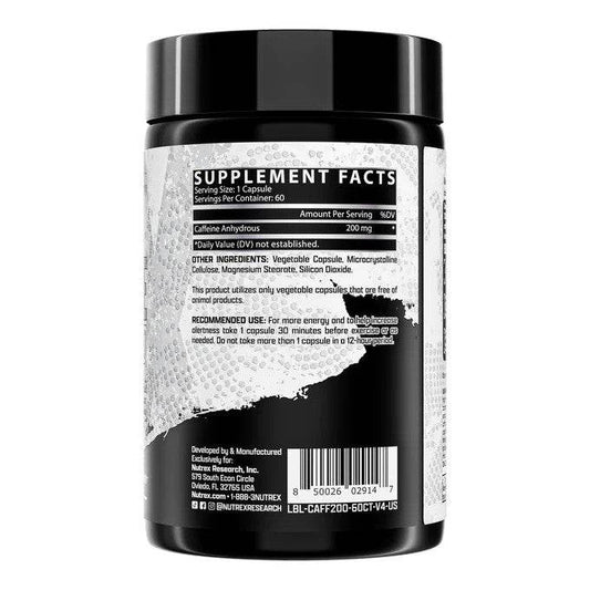 Nutrex Caffeine 60 Capsules - NZ Muscle