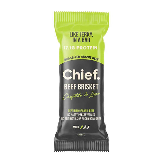 Chief Organic Beef Protein Bar - NZ Muscle