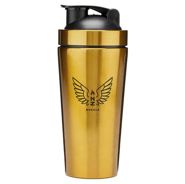 NZ Muscle Stainless Steel Shaker 600ml - NZ Muscle