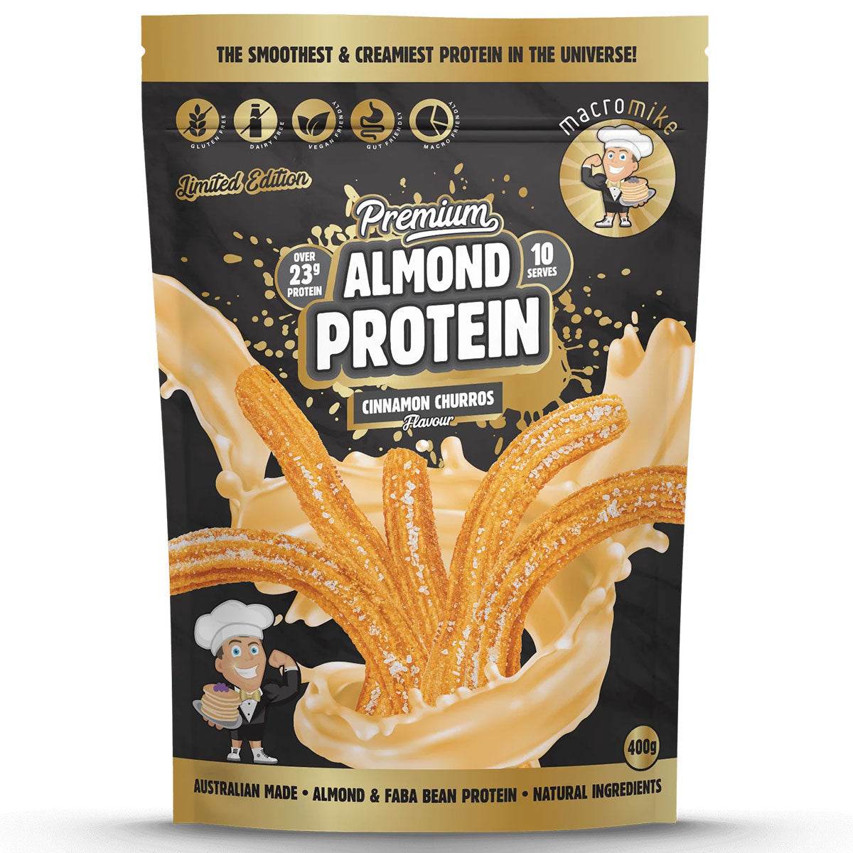 Macro Mike Premium Almond Protein - NZ Muscle