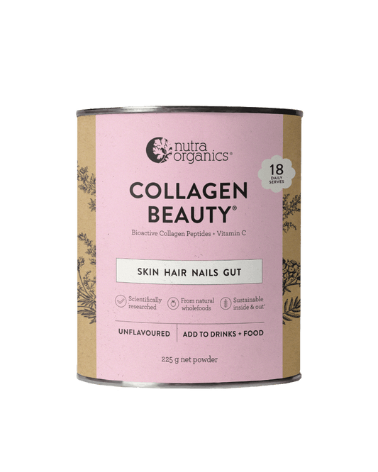 Nutra Organics Collagen Beauty + Verisol 225g - NZ Muscle