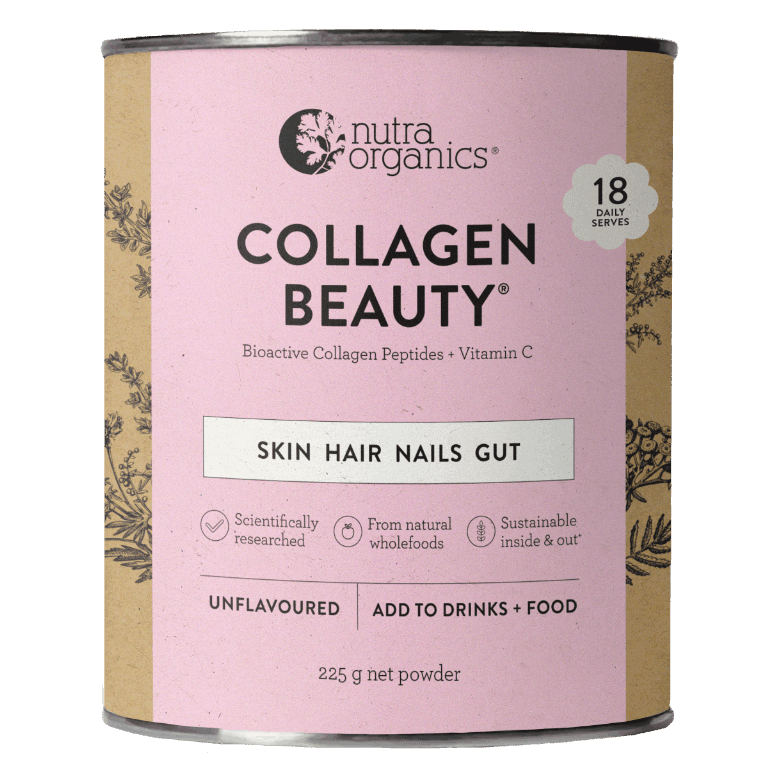 Nutra Organics Collagen Beauty + Verisol 225g