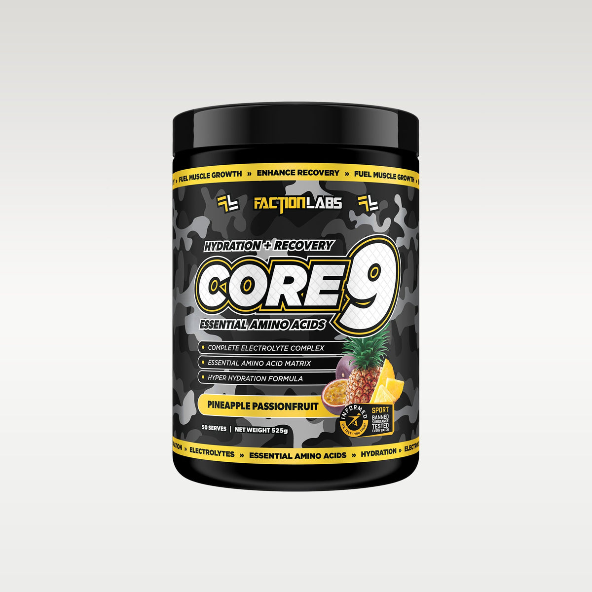 Faction Labs Core 9 EAA Pineapple Passionfruit 525g