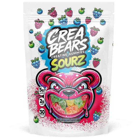 CreaBears SOURZ Creatine Gummies - NZ Muscle