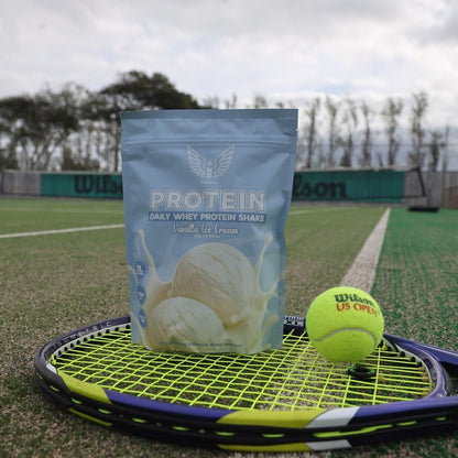 NZ Muscle Daily Whey Protein Vanilla lifestyle