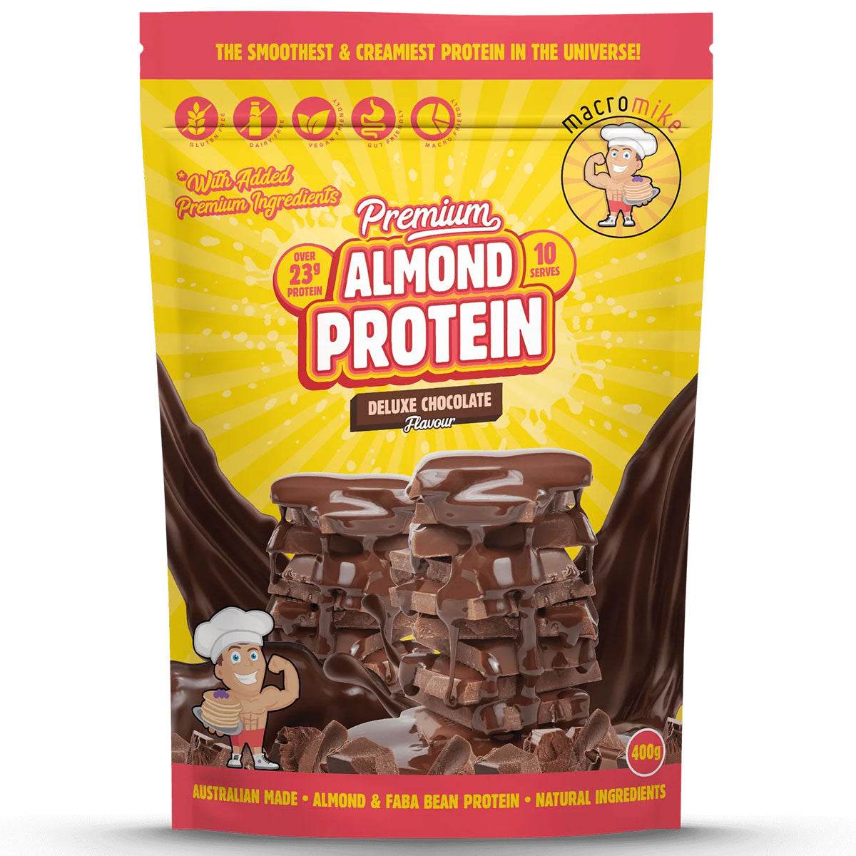 Macro Mike Premium Almond Protein - NZ Muscle
