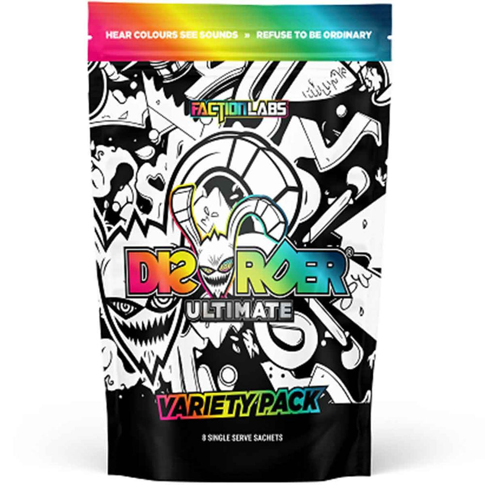 Faction Labs Disorder Ultimate - Variety Pack 8 Sachets - NZ Muscle
