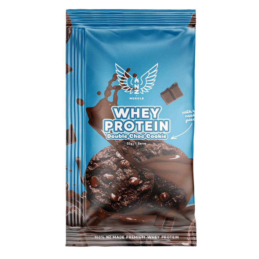 NZ Muscle Whey Protein Sachet - 1 Serve - NZ Muscle