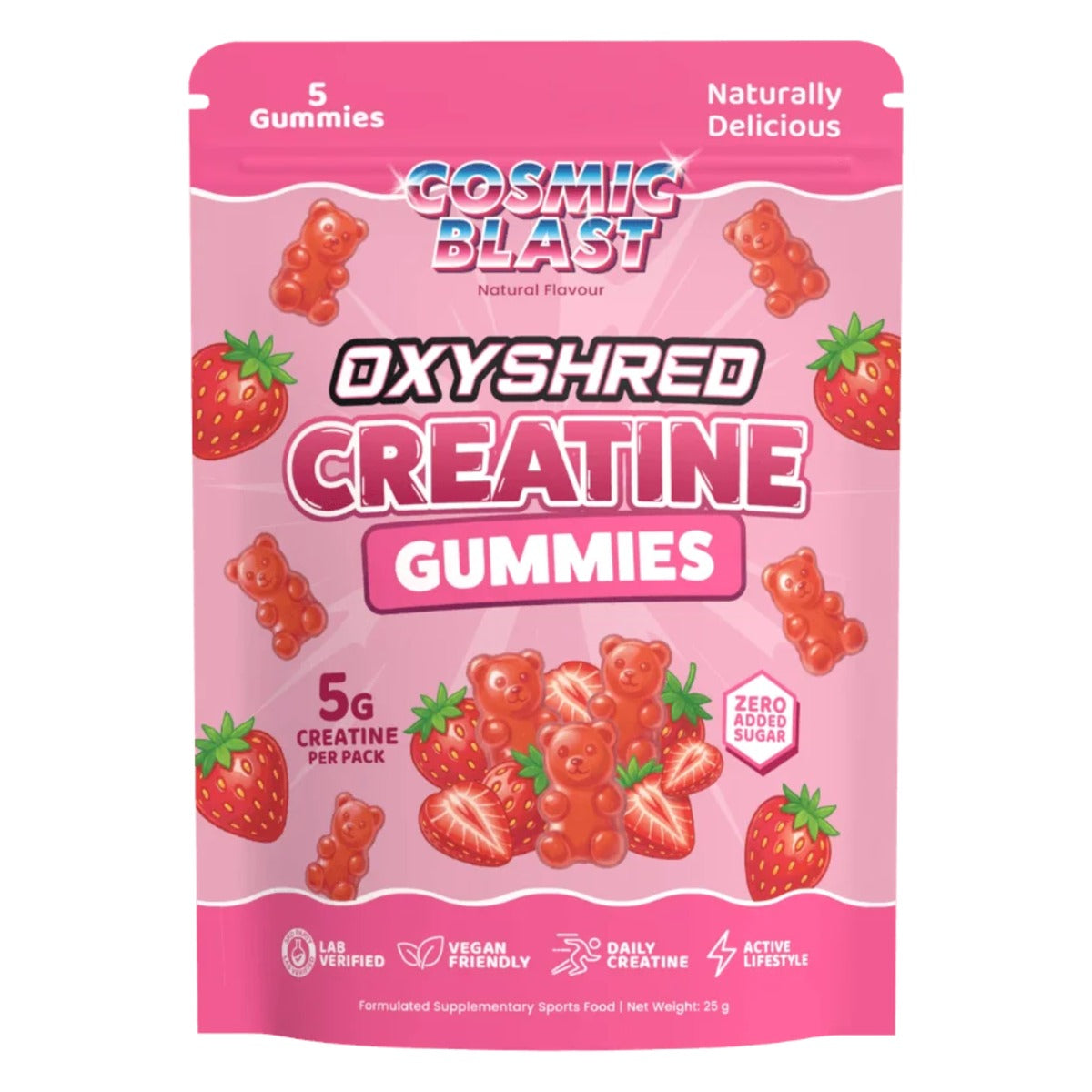 EHP Labs OxyShred Creatine Gummies Sachet Cosmic Blast