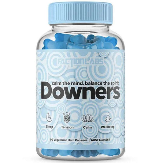 Faction Labs Downers 60 Capsules - NZ Muscle
