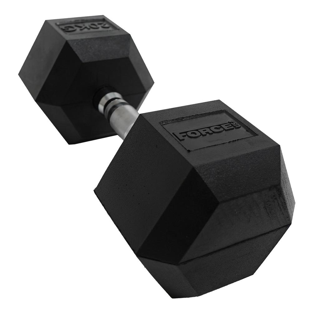Force USA Rubber Hex Dumbbells