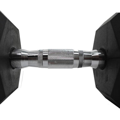 Force USA Rubber Hex Dumbbells in use