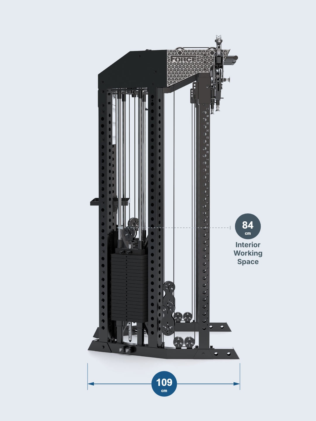 Force USA Functional Trainer Rack dimensions