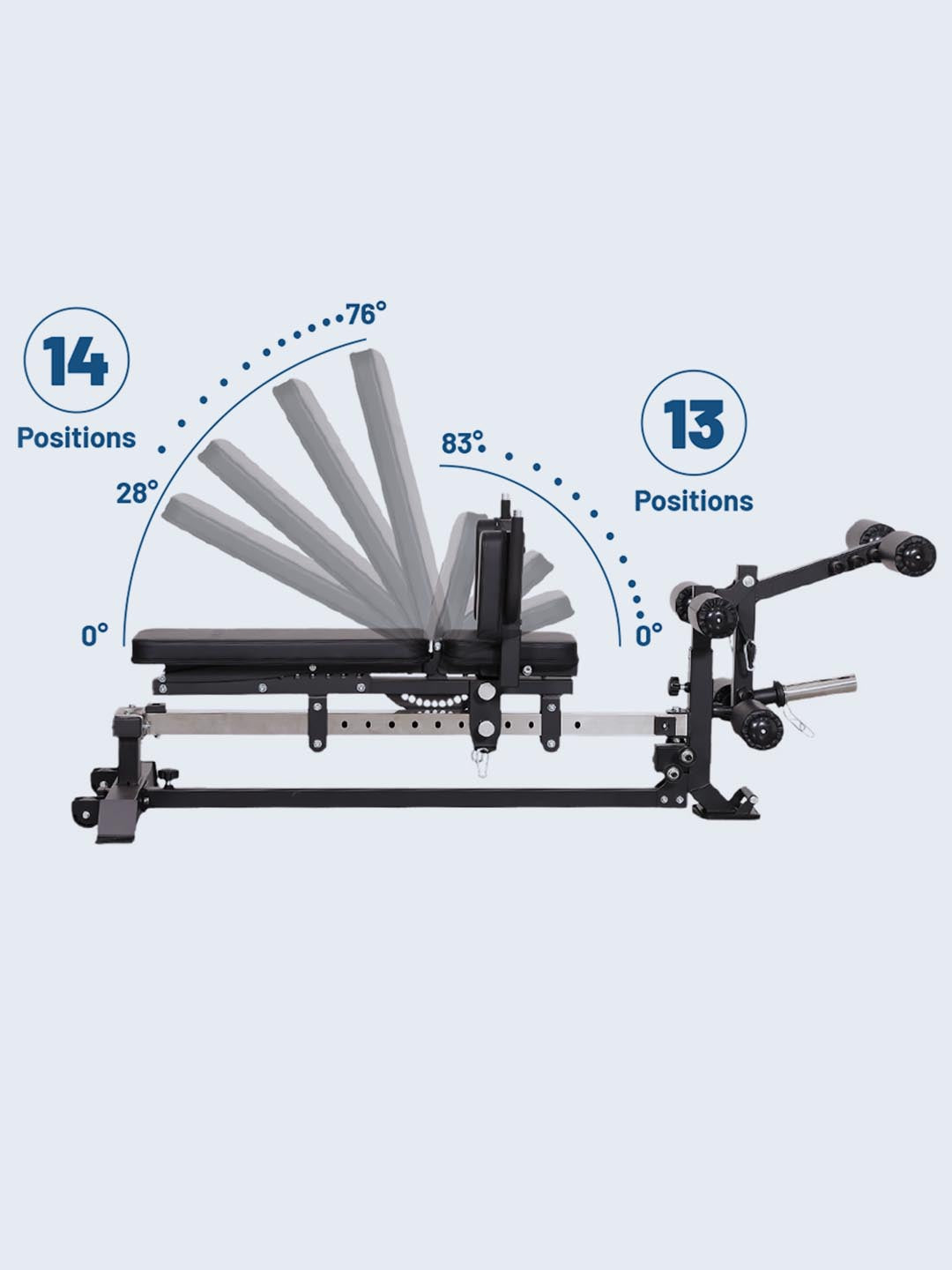 Force USA C10 Sliding Bench dimensions