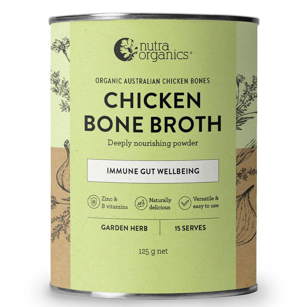 Nutra Organics Chicken Bone Broth - NZ Muscle