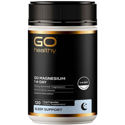 GO Healthy Magnesium 1-A-Day 120 Capsules - NZ Muscle