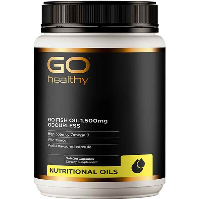GO Healthy Fish Oil 1500mg 210 Capsules - NZ Muscle
