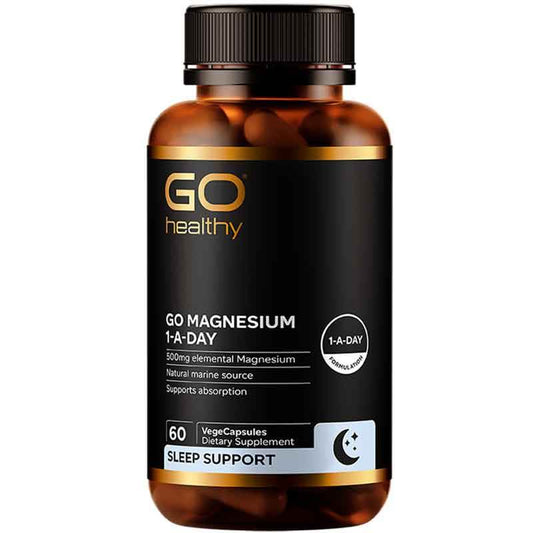 GO Healthy Magnesium 1-A-Day 60 Capsules - NZ Muscle